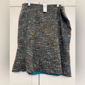 Ann Taylor Stylish Tweed Skirt - Multicolor